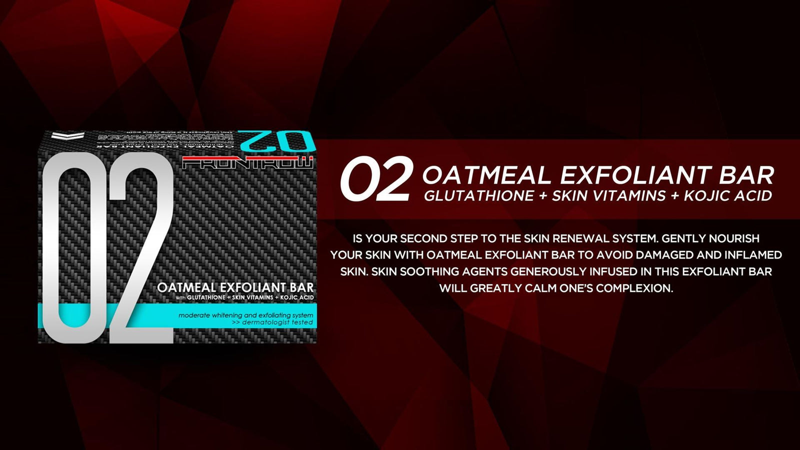 02 Oatmeal Exfoliant Bar (Glutathione Skin Vitamins Kojic Acid)