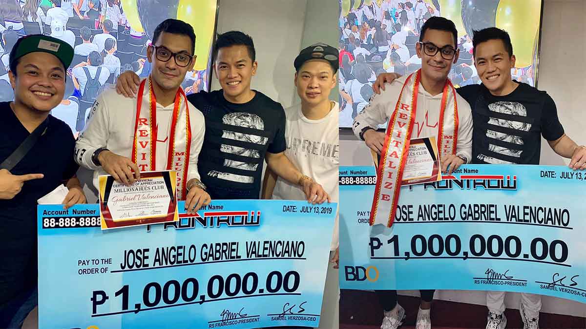 Gabriel Valenciano Earn his 1st 1 Million within 6 Months in Frontrow