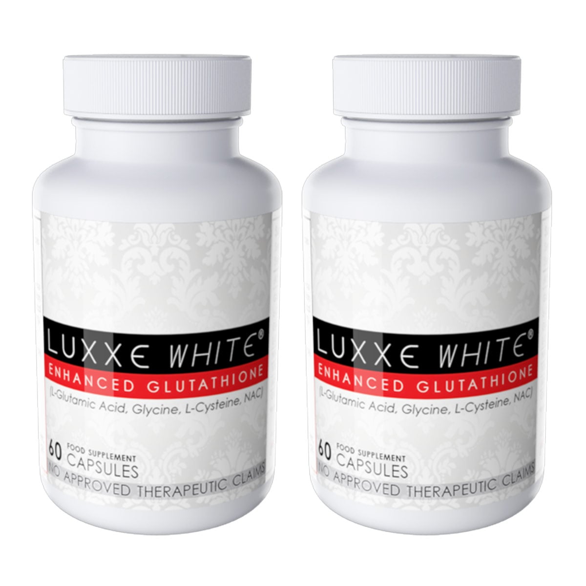 Luxxe White Enhanced Glutathione Supplement 775 mg 60 Capsules