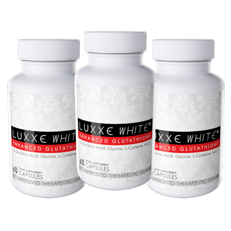 Luxxe White Enhanced Glutathione Supplement 775 mg 60 Capsules