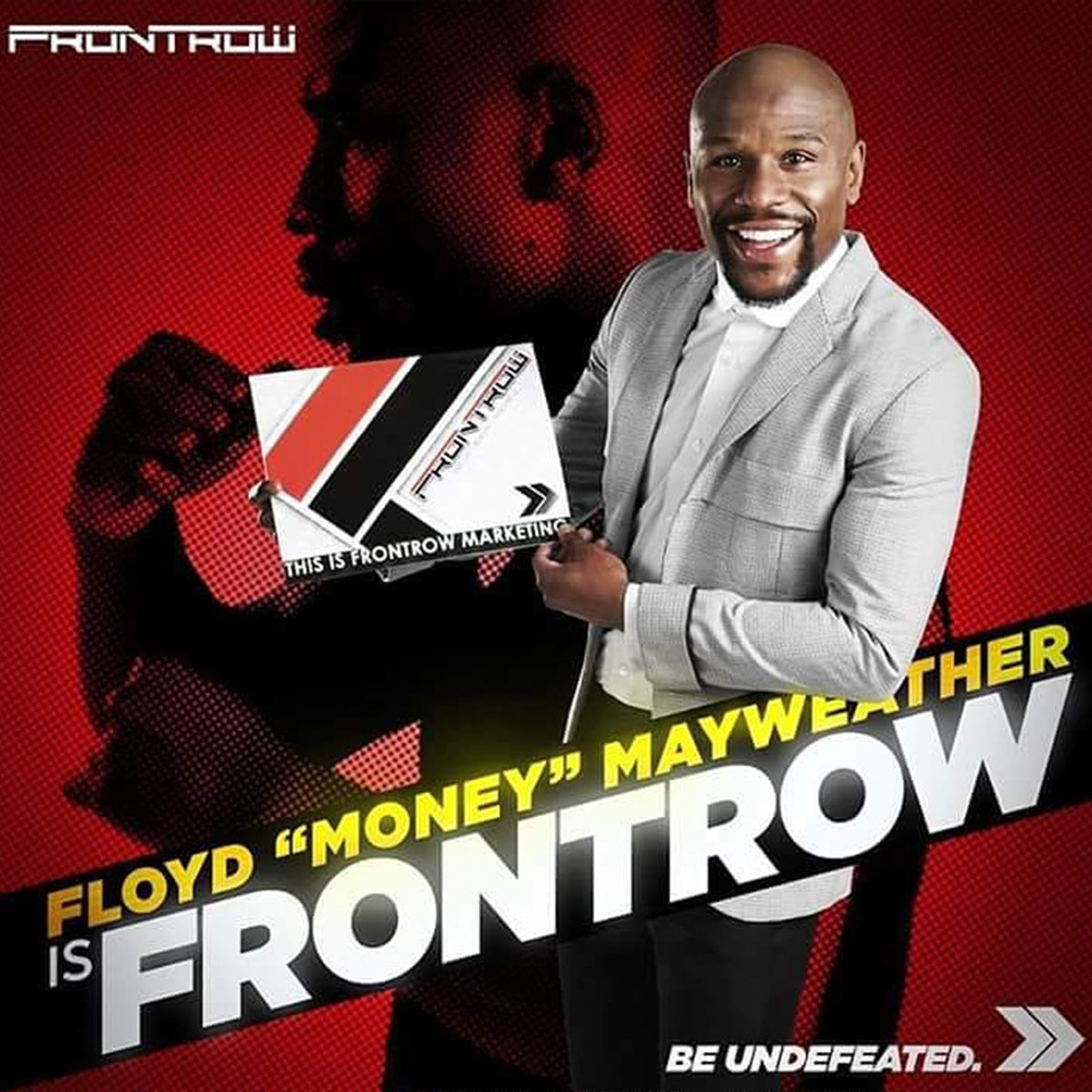 Frontrow Floyd Mayweather Jr.