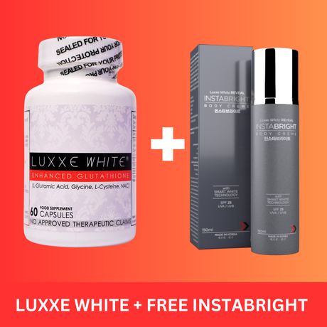 Buy Luxxe White Glutathione + Free Instabright Body Creme