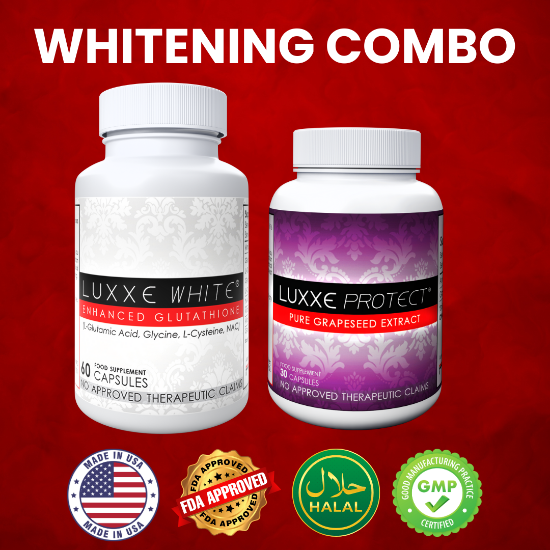 Whitening Combo Luxxe White Glutathione & Luxxe Protect 90 Capsules