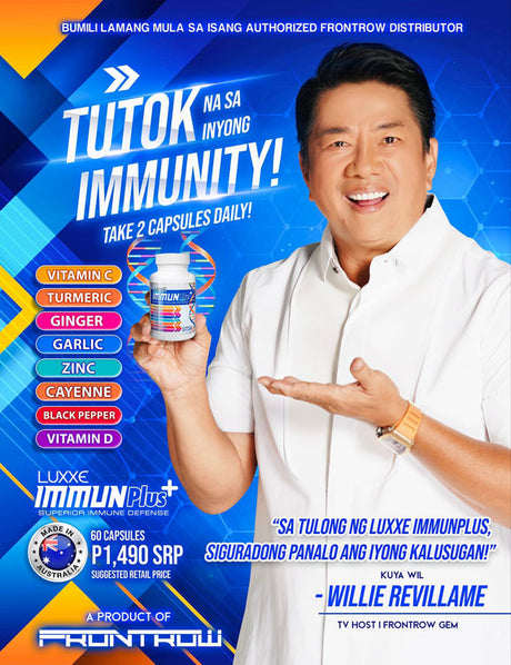 Luxxe ImmunPlus Kuya Willie Revillame