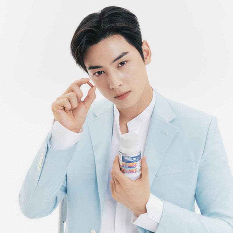 The perfect Cha Eun-Woo for Frontrow's Luxxe ImmunPlus